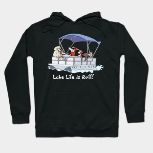 Pontoon for Dark Shirts Hoodie